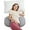 Grey, variant on Plus W Shaped Pregnancy Pillow for Sleeping, Adjustable Maternity Pillow for Side Sleepers, Portable Wedge Belly Support, Compact Design for Back Belly and HIPS, Grey and White