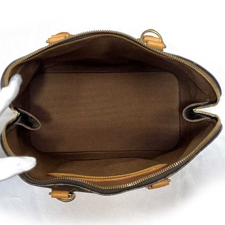 Pre-Owned Louis Vuitton Handbag Alma PM Brown Beige Gold Monogram  