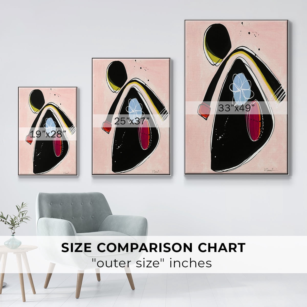 Wanna Play? II Framed Premium Gallery Wrapped Canvas - Ready to Hang - 25 x 37 - White Floating Frame