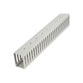 thumbnail image 4 of StarTech.com Open Slot Cable Management Raceway with Cover, 2"(50mm)W x 3"(75mm)H, 6.5ft(2m) length, 1/4"(8mm) Slots, PVC Network Cable Hider Kit/Wall Wire Duct, Max 180 Cables, UL Listed - UL94 V0, M1 Fire Rated (CBMWD5075) - Cable raceway - 6.6 ft - gray - TAA Compliant, 4 of 5