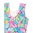 thumbnail image 3 of WIBACKER Butterfly Gymnastics Leotards for Girls with Shorts Sparkle Biketards Kids Dance Outfits Unitards, 3 of 11