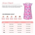 thumbnail image 3 of Vsdgher Donuts pour Filles Chemises de Nuit Manches Courtes à Volants Robe de Nuit Pyjama pour Fête Pyjama-Moyen, 3 of 6