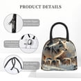 thumbnail image 4 of Easygdp Wolf Family Winter Wonderland Bolsa de Almuerzo Insulada Grande, Forro de Aluminio, Diseño Espacioso, a Prueba de Fugas, Ideal para Trabajo, Picnics, Viajes y Actividades al Aire Libre, 4 of 6