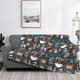 thumbnail image 2 of Fotbe Coffee Lover Print Manta de Franela con Estampado, Manta Ultrasuave para Cama, Sofá, Auto, Hipoalergénica y Antibolitas-60"x50", 2 of 6