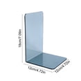thumbnail image 3 of Bookends, Book Stand, Desktop Organizer, Clear Acrylic Book Holder for Desk Shelf, Modern Sturdy Design, 3 of 6