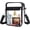 Black, variant on Clear Bag Stadium Approved,Clear Crossbody Purse Bag, with Adjustable  Strap for Women, With front pocket