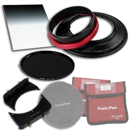 Fotodiox Pro WonderPana 66 FreeArc Essentials ND 0.9HE Kit - Rotating 145mm Filter System Holder Lens Cap Fotodiox Pro 6.6 x8.5 0.9 (3-stop) Hard Edge Grad ND and 145mm ND16 (4-Stop) Filters for To