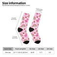 thumbnail image 2 of Rateoe Cute Flamingo for Women Casual Calf Socks - Cute Crew Socks - Thin Soft Above Ankle Socks Size 5-11, 2 of 6