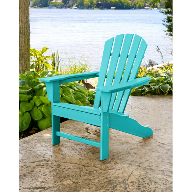 Better Homes Gardens Turq Faux Wood Lakeport Adirondack Chair