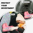 thumbnail image 4 of Fuzoiu Sequins Print 2 Pack Kick Mat Back Seat Protector With 3 Storage Pockets, Universal Car Seat Back Organizer For Kids Pets, Waterproof Backseat Protector For Most Car, 4 of 8