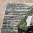 thumbnail image 6 of 5' X 8' Blue Grey Beige And Brown Abstract Power Loom Stain Resistant Area Rug, 6 of 10