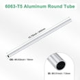 thumbnail image 3 of Tubo redondo de aluminio 6063 de 400 mm, 1 paquete, 13 mm ID 16 mm OD, tubería de aluminio sin costura para manualidades DIY [0.51x0.63x15.7IN], 3 of 7
