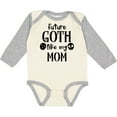 thumbnail image 3 of Inktastic Future Goth Like My Mom with Skulls Boys or Girls Long Sleeve Baby Bodysuit, 3 of 5