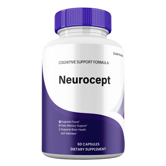 Neurocept Capsules, Advanced Maximum Strength Pills Cognitive and Brain, Neuro cept Supplement for Brain Nootropic Health (1 Pack)