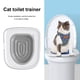 thumbnail image 3 of Entrenador de inodoro universal para gatos con clip de plástico WC Entrenador de inodoro Accesorios para mascotas, 3 of 5