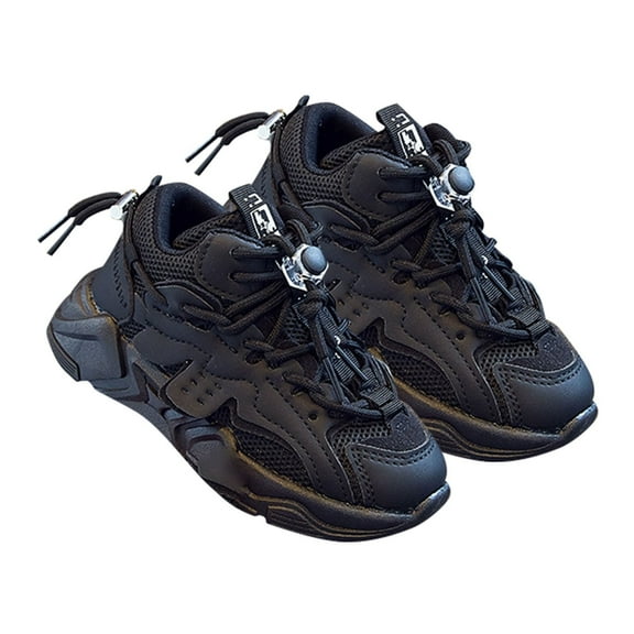 Otqutp Toddler Open Toe Shoes Spring and Summer Multi Color Solid Mesh Lightweight and Breathable Children's Fashion Versatile Casual Sports Shoes