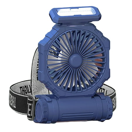 

FACAIII Deals Today 2024 Headset Night Running Wild Fishing Multi Angle Adjustable Charging Light Fan Outdoor Sports Silent Desktop Fan