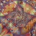 thumbnail image 2 of Coolnut Vintage Mandala Elements Round Tablecloth 60In,Table Cover Water Resistant Spill Proof Large Table Cover for Indoor & Outdoor Family Gathering Dinner, Hotel, BBQ, 2 of 7