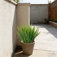 thumbnail image 4 of Artificial Plant Outdoor Fake Grass with Flowers UV Resistant Greenery Garden Porch Window Box Decorating, 4 of 6
