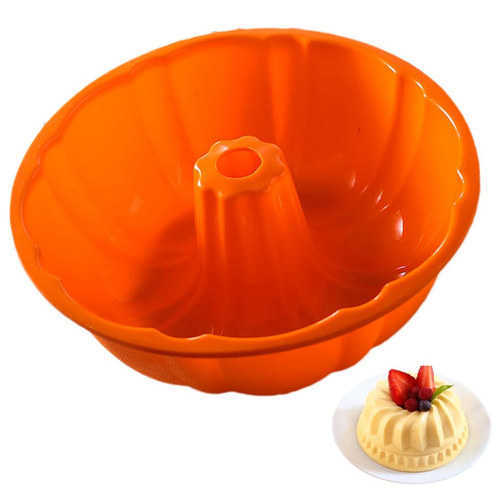 Tohuu Bunte Cake Pan 9.5 Inch Fluted Tube Cake Pans for Baking Nonstick