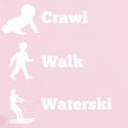thumbnail image 2 of CafePress - Crawl Walk Waterski Body Suit - Baby Light Bodysuit, Size Newborn - 24 Months, 2 of 4