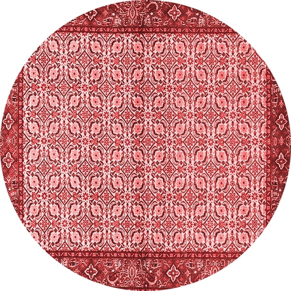 Ahgly Company Indoor Round Persian Red Traditional Area Rugs, 7' Round