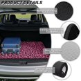 thumbnail image 6 of Yspwyqan Universal Car Trunk Mat 29" x 39", Pink Leopard Print Non-Slip Easy to Clean Cargo Liner, Stylish Auto Interior Accessory Fits for SUV Sedan Wagon, Pets, Family Outings, 6 of 7