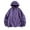 Purple, variant on Regular Fit Men's Jacket Men's Casual Lightweight Solid Color Sun Hooded Jacket for Outdoor Sports Travel and Leisure Activities