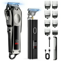 Professional Hair Clippers for Men, Cordless Hair Trimmer for Hair Cutting with Long Battery Life, 7500RPM Electric Clippers and Trimmers Set for Self-Haircut and Family Use, Gifts for Men