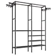 thumbnail image 4 of 4-Tier Garment Rack, Heavy Duty Clothes Rack with Extended Hanger, Freestanding Wardrobe Closet Clothing Rack for Hanging Clothes, 4 of 8