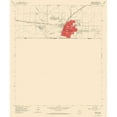 thumbnail image 3 of USGS 20x23 Black Modern Framed Museum Art Print Titled - Douglas Arizona Quad - USGS 1958, 3 of 5