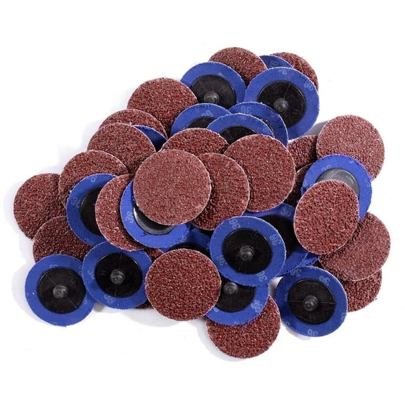 SATC 25 Pcs 3 inch 36 Grit Aluminum Oxide Quick Lock Die Grinder Sanding Grinding Disc