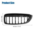 thumbnail image 3 of Unique Bargains No.51137294813/51137294814 Front Hood Bumper Grille Grill for BMW 4 Series Left and Right 1 Pair, Black, 3 of 6