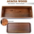 thumbnail image 3 of Juego de cestas de almacenamiento y bandejas de tocador DEMIGO de madera de acacia, 3 of 9