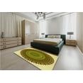 thumbnail image 4 of Ahgly Company Indoor Rectangle Patterned Dark Bronze Brown Area Rugs, 2' x 5', 4 of 6
