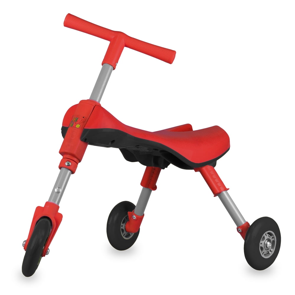 Blue No Assembly Required Mr Bigz Foldable Indoor//Outdoor Toddlers Glide Tricycle