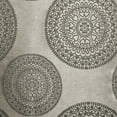 thumbnail image 3 of Cordon Jacquard Grommet Curtain Panel Set with Grommet Top Header by Blue Nile Mills, 52' x 84', Grey, 3 of 5