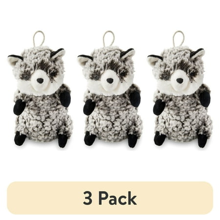 (3 pack) Vibrant Life Cozy Buddy Forest Critter Dog Toy, Chew Level 3