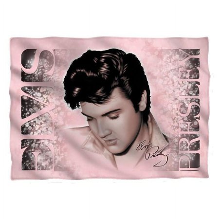 Trevco ELV831-PLO1-20x28 20 x 28 in. Elvis Presley & Soft Lights 100 Percent Pillow Case, White
