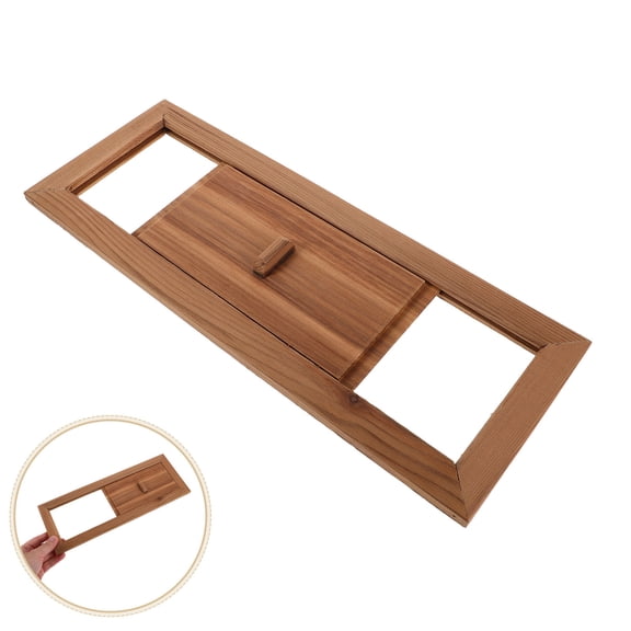 SEWCHICS Wooden Sauna Room Window for Improved Air Circulation and Enhanced Sauna Comfort