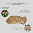 thumbnail image 4 of Vivid Arts Ginger Size B Real Life Sleeping Cat, 4 of 4