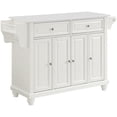 thumbnail image 1 of Crosley Furniture Cambridge Wood Granite Top Kitchen Island in White, 1 of 12