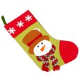 thumbnail image 2 of 1pc Santa Stocking Filler Christmas Stockings Candy Gift Holder Red Snowman, 2 of 9