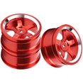 thumbnail image 4 of LINLIN 4PCS 1:10 RC Drift Car Aluminium Alloy Wheel Hub Rims 52mm Compatible with 1/10 RC On-Road Drift Tour Racing Car HSP Tamiya HPI Kyosho Sakura, 4 of 4