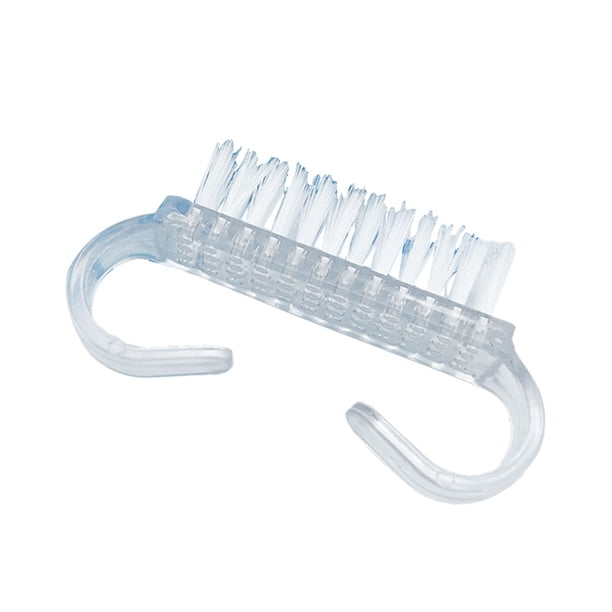Cepillos de limpieza para uñas. Juego de cepillos limpiadores con mango de plástico resistente. Mini cepillo para limpiar las uñas de las manos y los pies. Cepillo pequeño para manicura. Cepill...