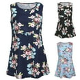 thumbnail image 4 of Chemisier de Maternité pour Femmes, Blouse d'Allaitement à Fleurs, Manches Courtes, Col Rond, 4 of 9