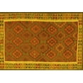 thumbnail image 1 of Ahgly Company Indoor Rectangle Southwestern Yellow Country Area Rugs, 2' x 5', 1 of 4