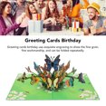 thumbnail image 4 of Tarjetas de cumpleaños 3D tarjeta de felicitación 3D con grabado exquisito para amigos para fiestas de cumpleaños ANGGREK Otros, 4 of 8