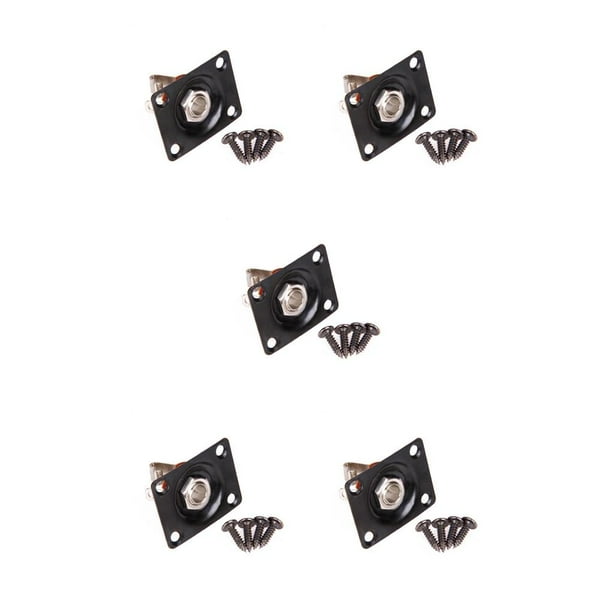 Panel de toma de Audio Naiovety para guitarra eléctrica Gibson TL 1/4 6,35mm Type5 NO5