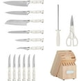 thumbnail image 4 of Cuisinart 15-Piece Knife Set with Block, High Carbon Stainless Steel, Forged Triple Rivet, Natural C77CTR-15P, 4 of 4